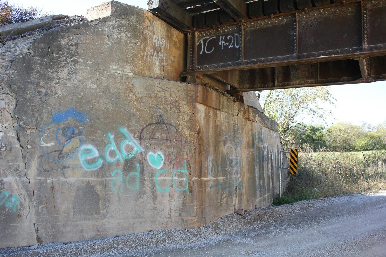 West abutment